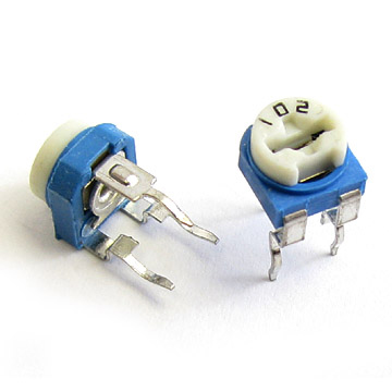 蓝白可调电阻型号RM065-V1